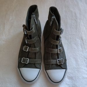 ASH High-Top Suede Sneakers